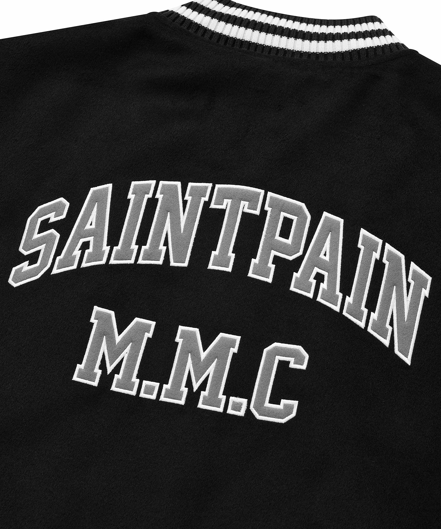 SP M.M.C LOGO STADIUM JAKET-BLACK