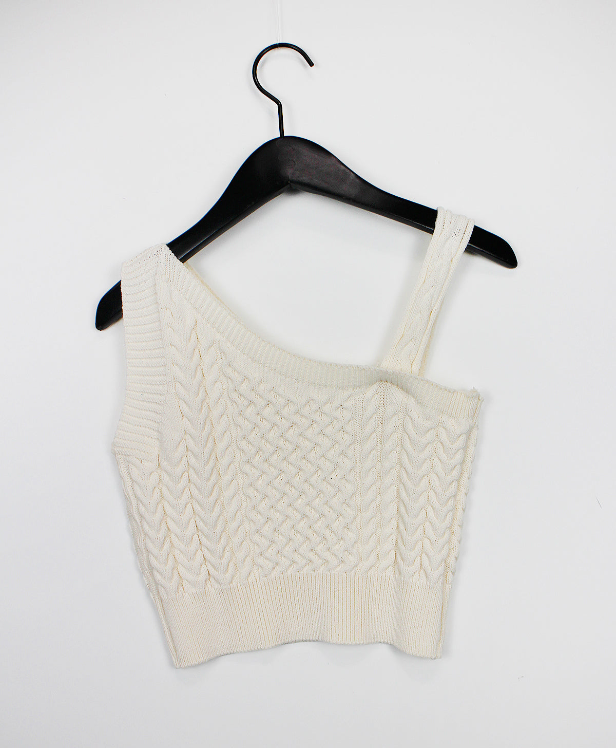 Unbalanced Knit Sleeveless (2color)