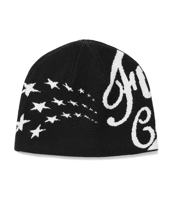 JACQUARD GUITAR BEANIE BLACK(CV2DSUAB23A)