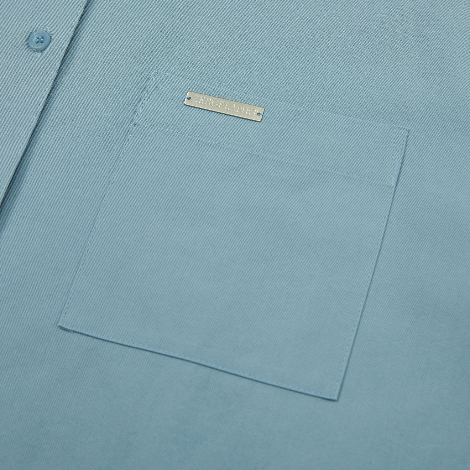 ソリッドオーバーフィットロングスリーブシャツ / Solid Overfit Long sleeve shirt [LIGHT BLUE]