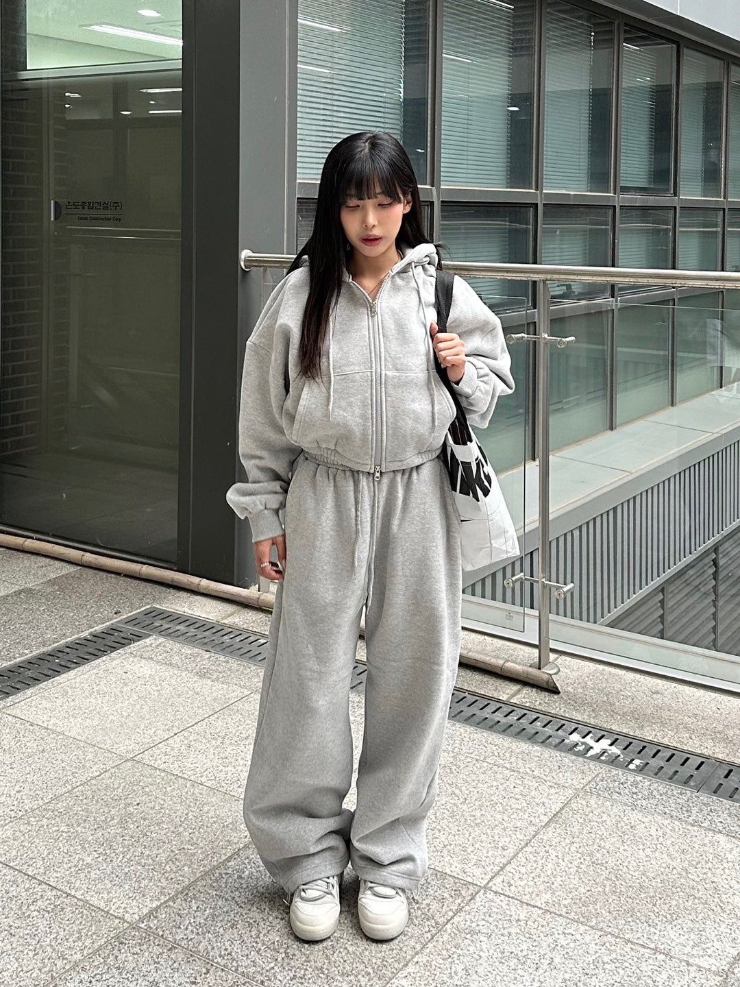 winter string wide pants