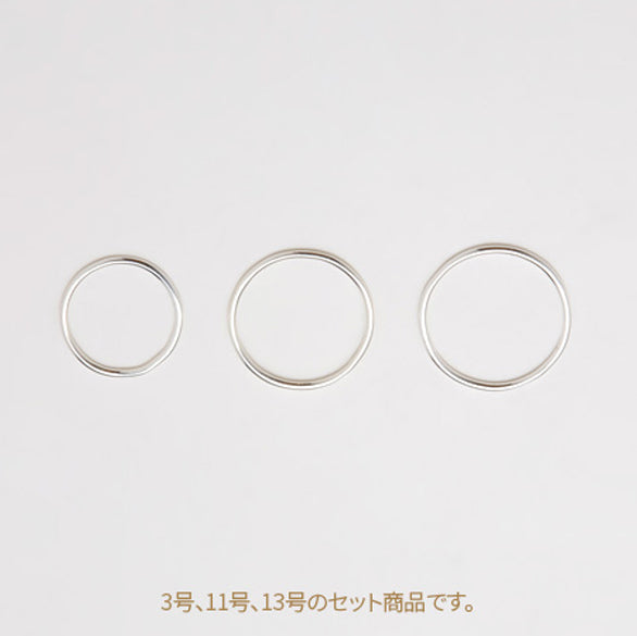 slim layered 3set ring