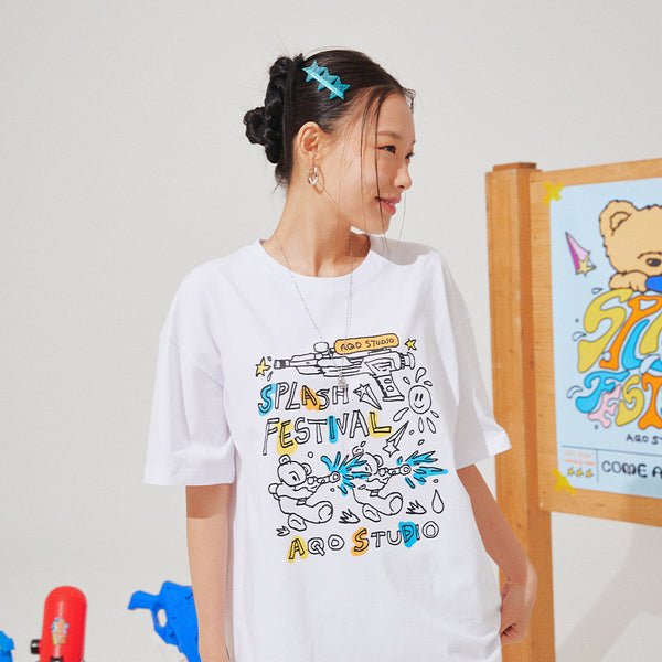 ウォーターボムドローイングTシャツ