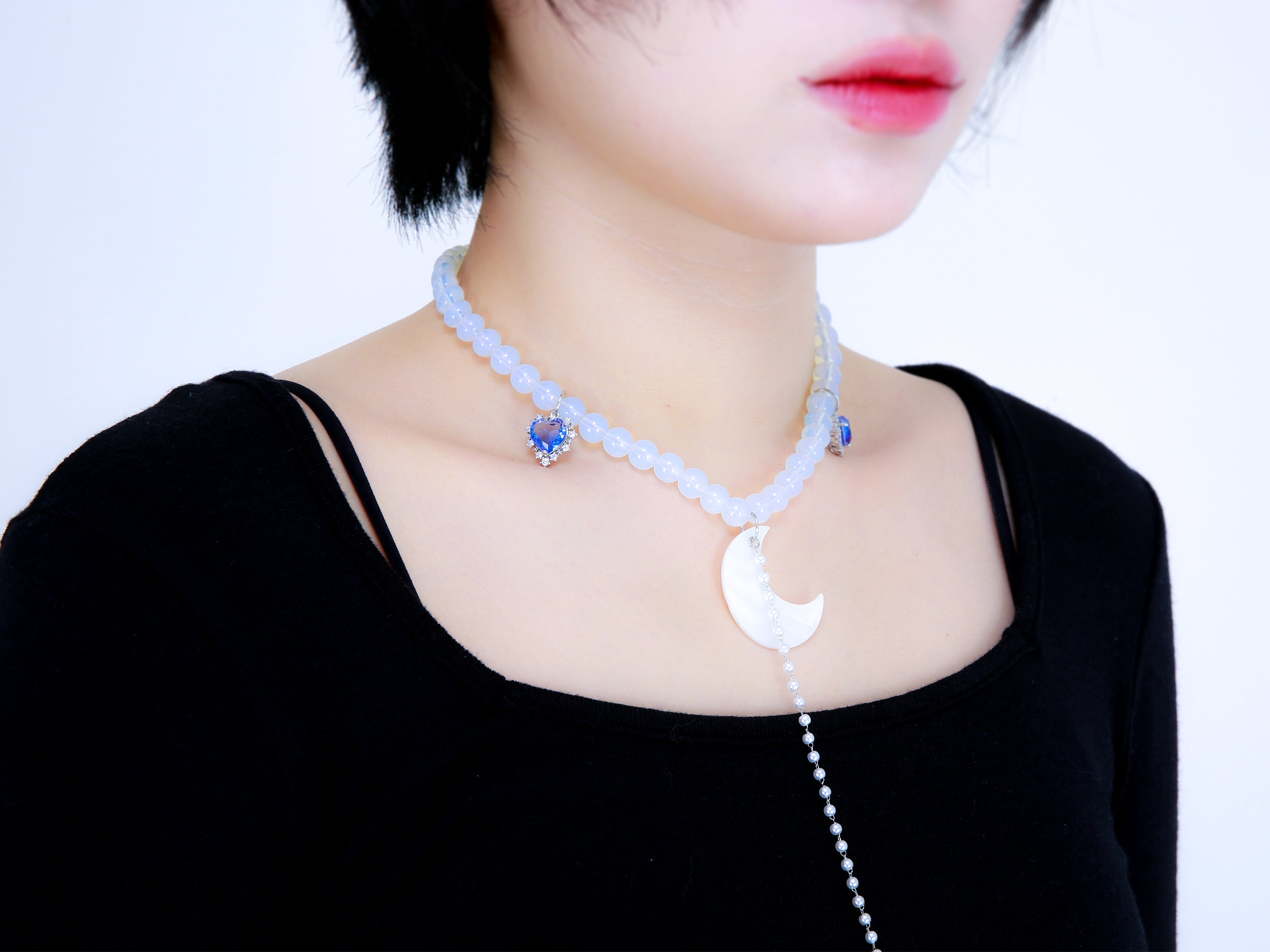 ミルキーネックレスコネクティドトゥーザブレスレット / Milky Necklace Connected to the Bracelet