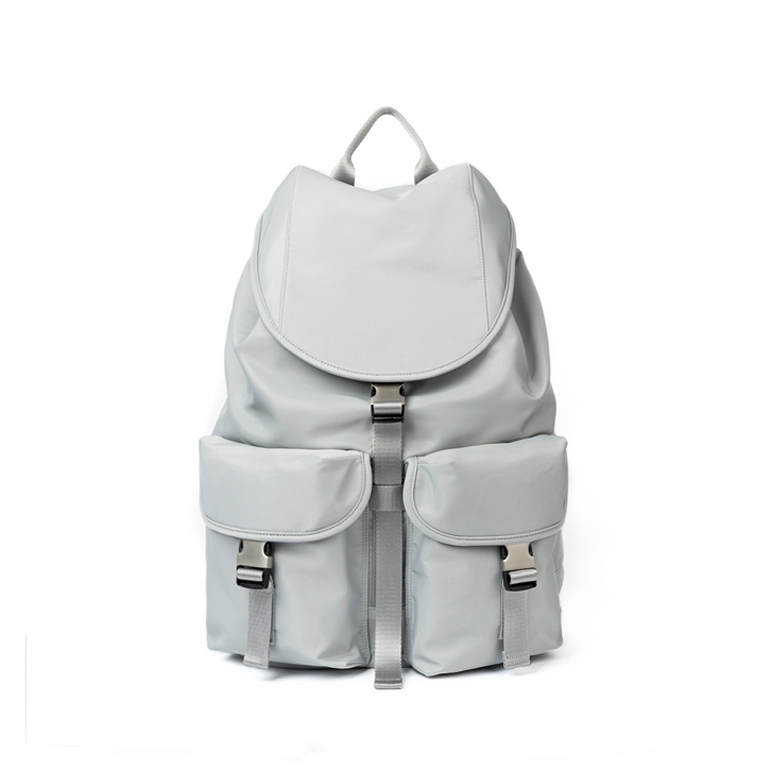 [After Pray Edition] 2-Pocket Nylon Cargo Rucksack (Silver)