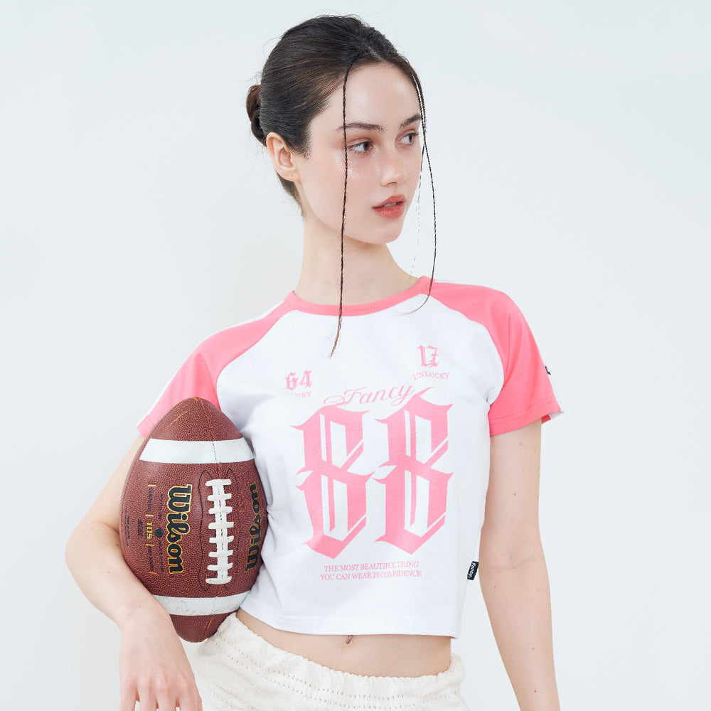 Trendy these days, color matching soccer overfit block core look short  sleeve t-shirt 3color