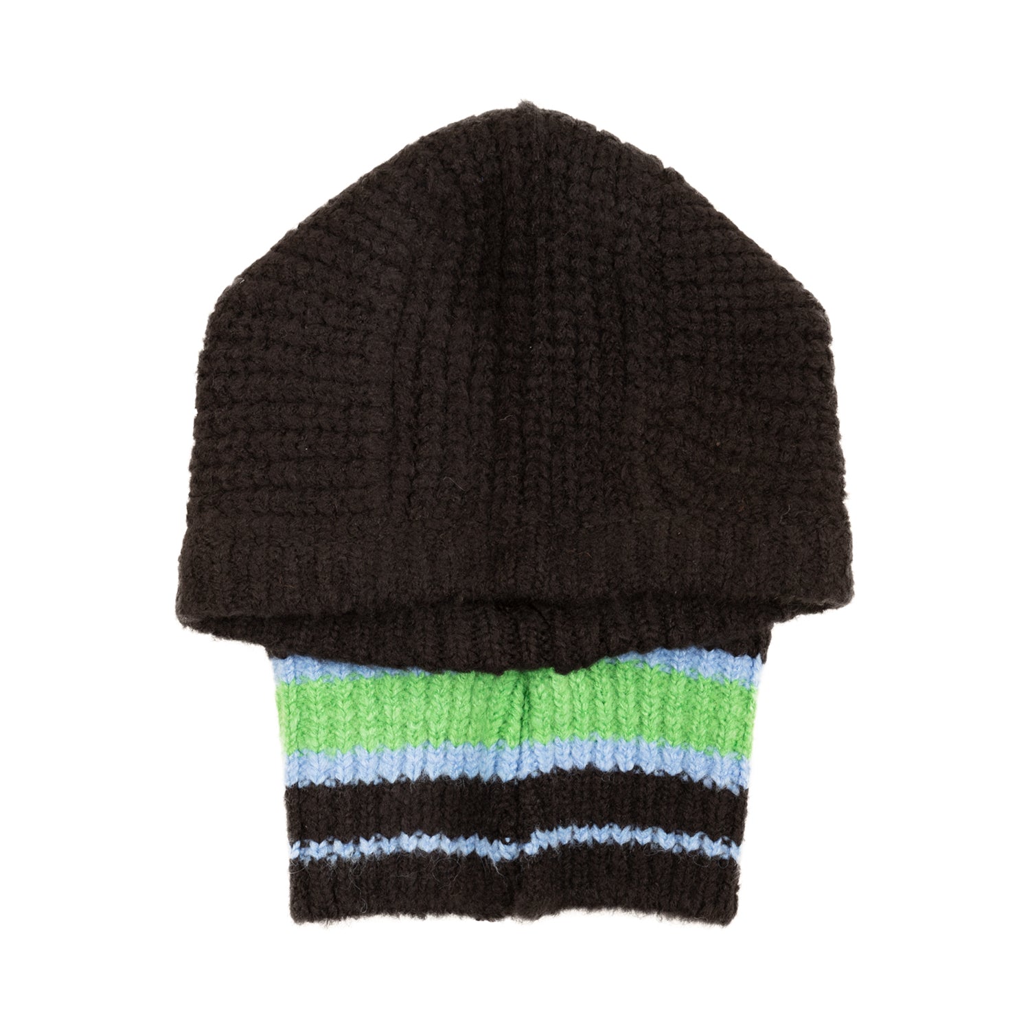 STRIPE KNIT VALACLAVA BEANIE_SWF3AH06BK