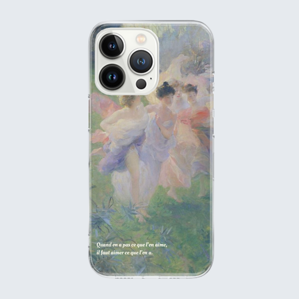 oil painting (a fairy song) iphone case