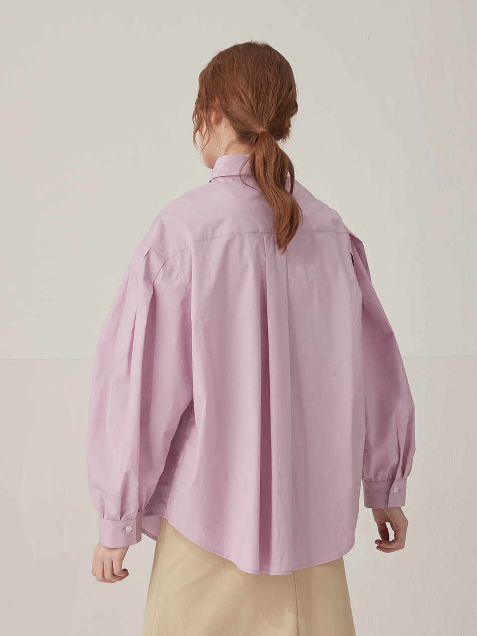 Volume oversized shirts