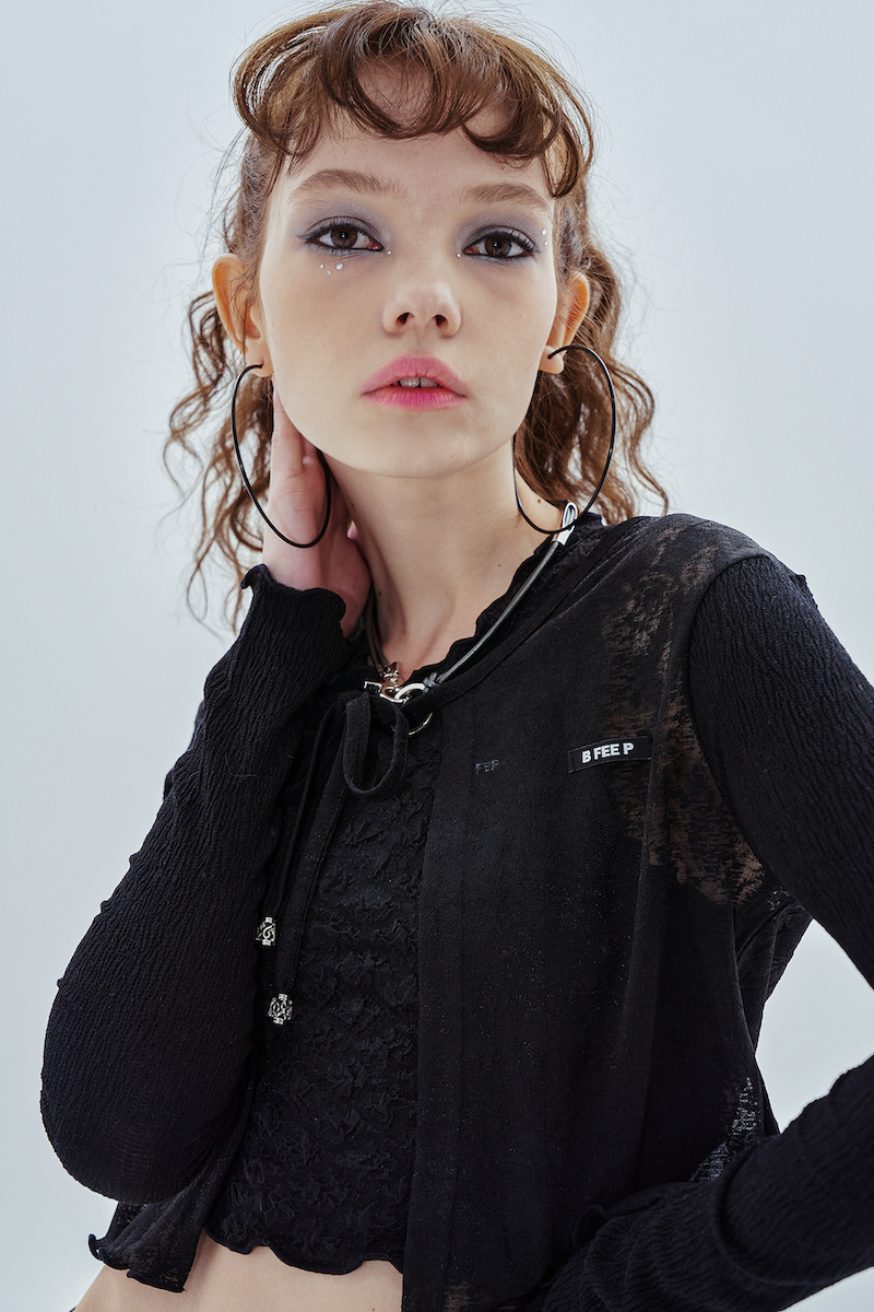 oriental cardigan_black