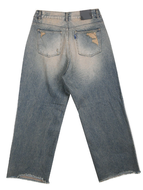 No.9783 west VTG wide denim PT