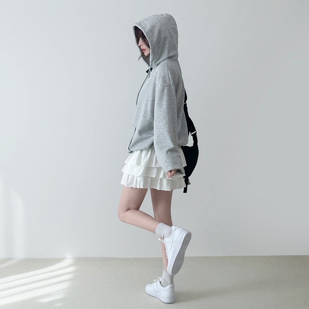 Bonnie Oversized Fit Hoodie Zip Up