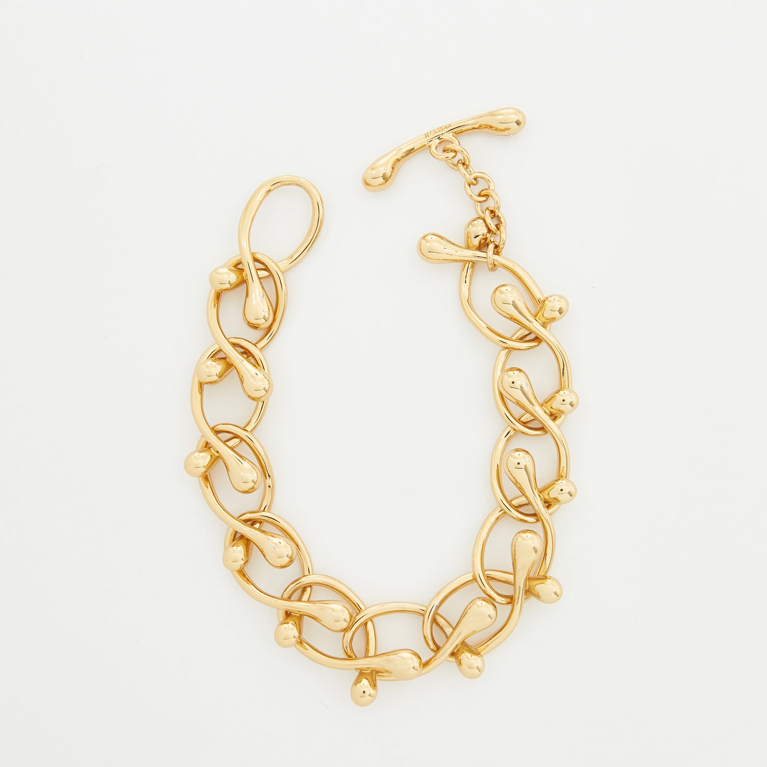 Tear Drop Chian Bracelet_Gold