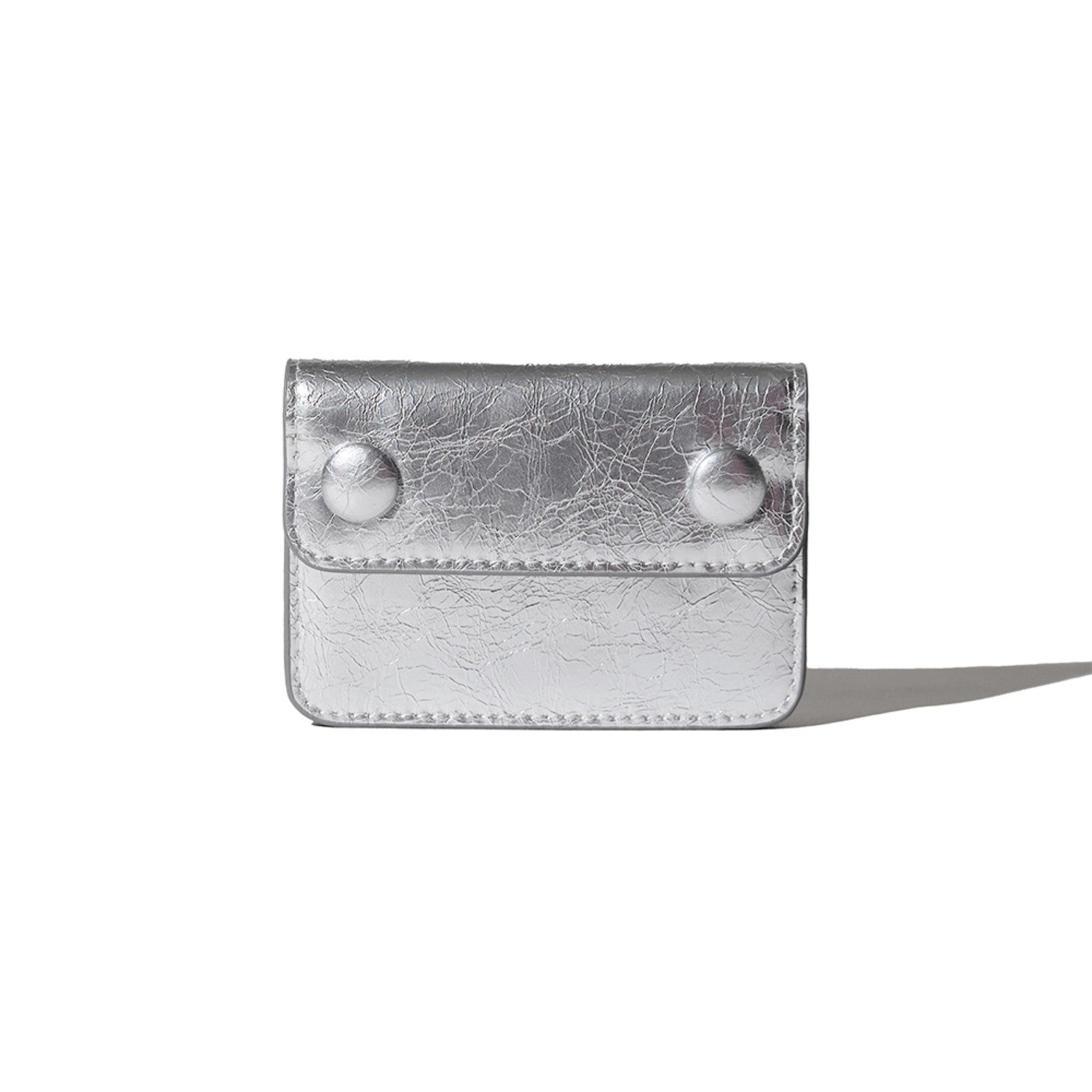 DOT Accordion Coin & Card Wallets silver