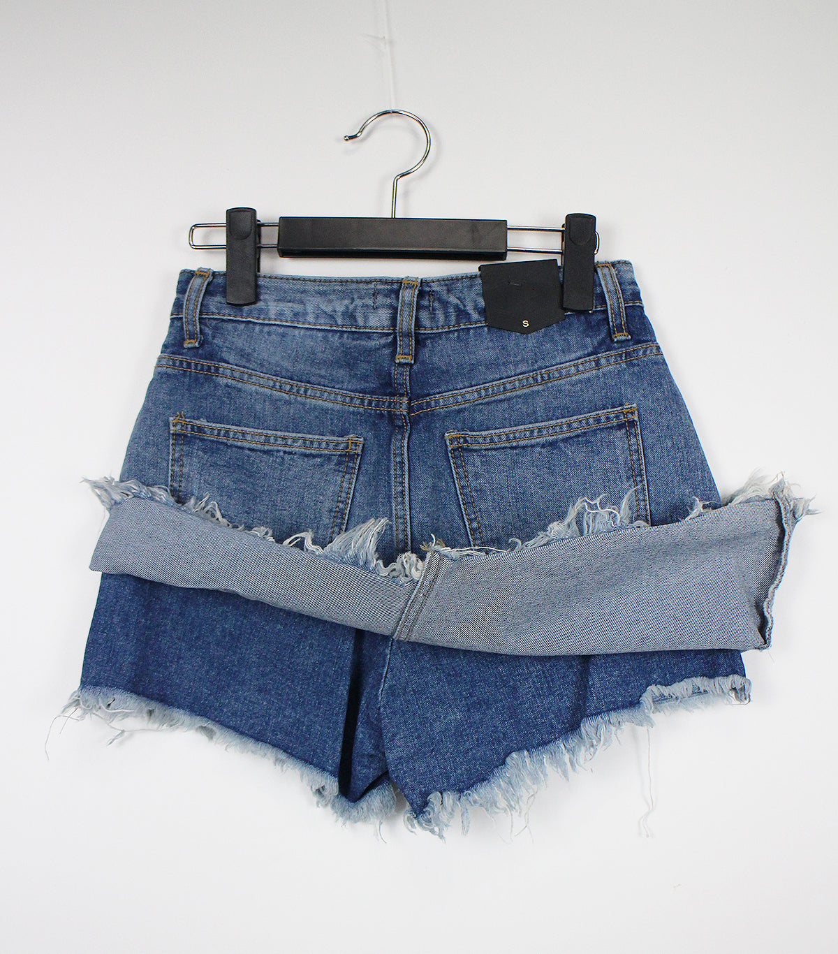 no.802 Unbalance Denim Skirt Pants