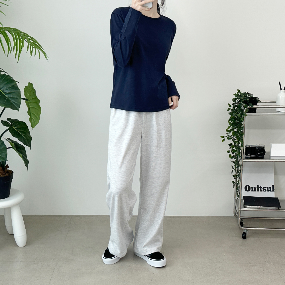 Loose Fit Wide Sweat Suit Pants