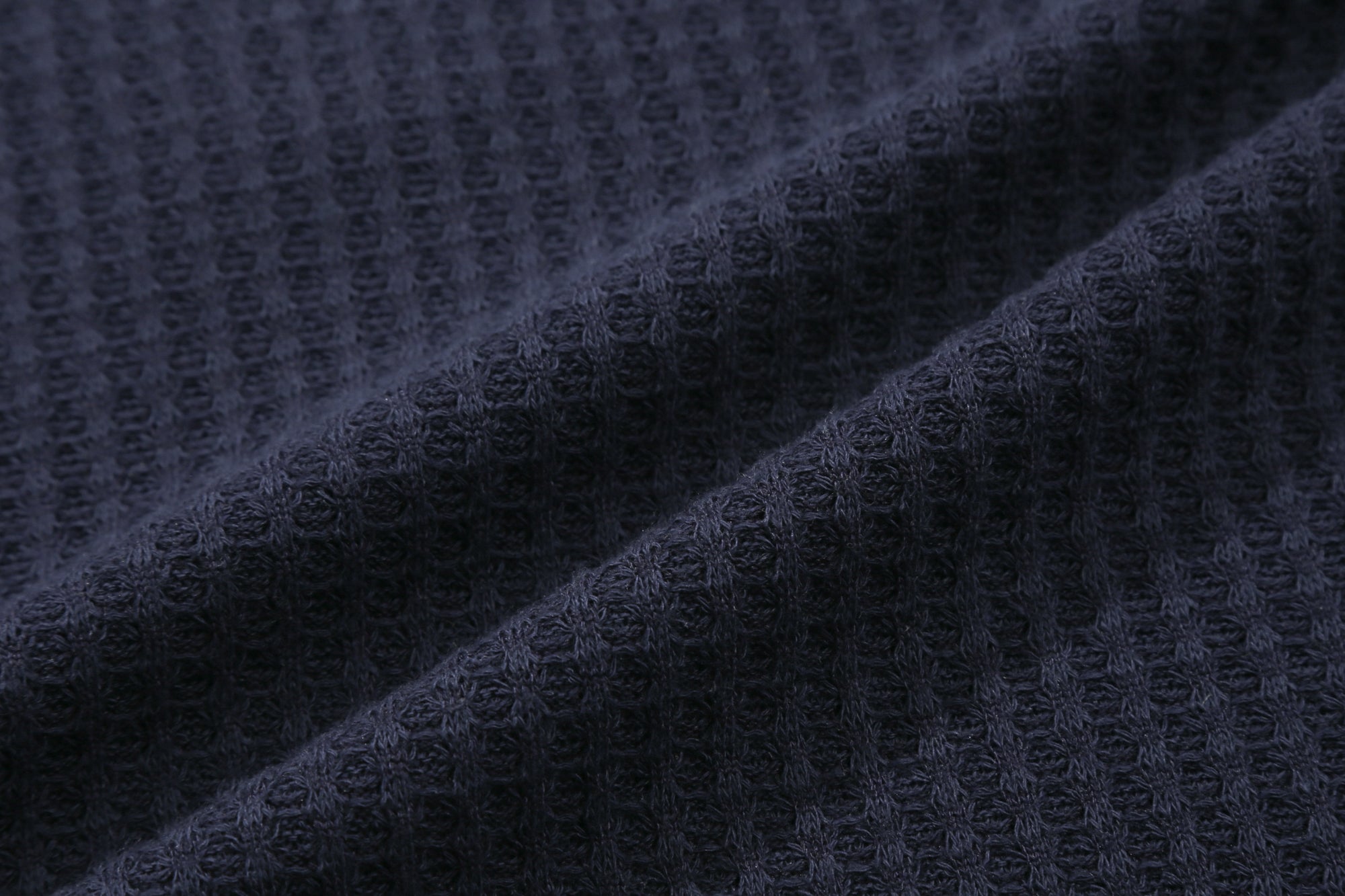 RECENT BUTTON KNIT POLO_NAVY