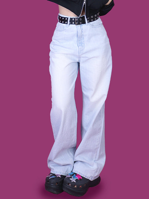 ice denim wide pants