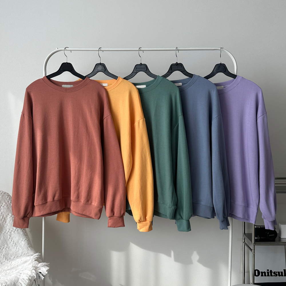 Oversized Color Sweatshirt