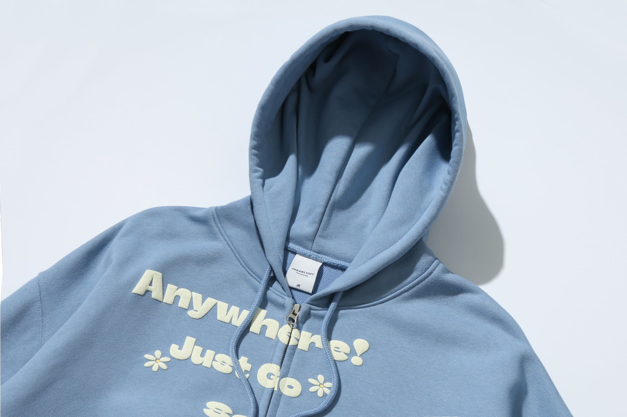 Anywhere Hood Zipup (Powder Blue)