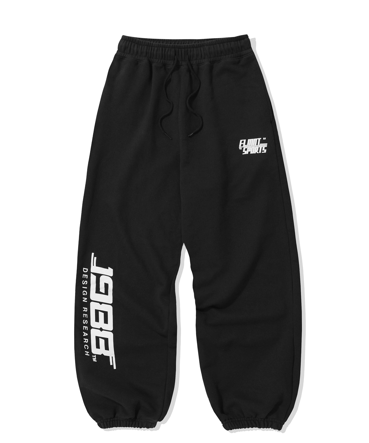 1988 Sports Logo Sweat Pants-Black