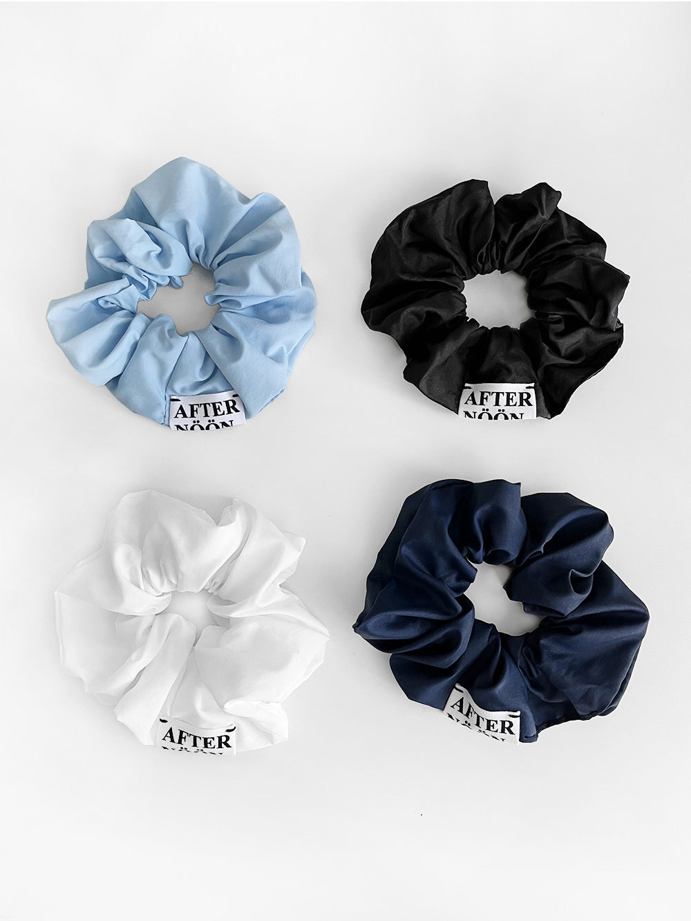 Afternoonlive Classic Scrunchie (White)