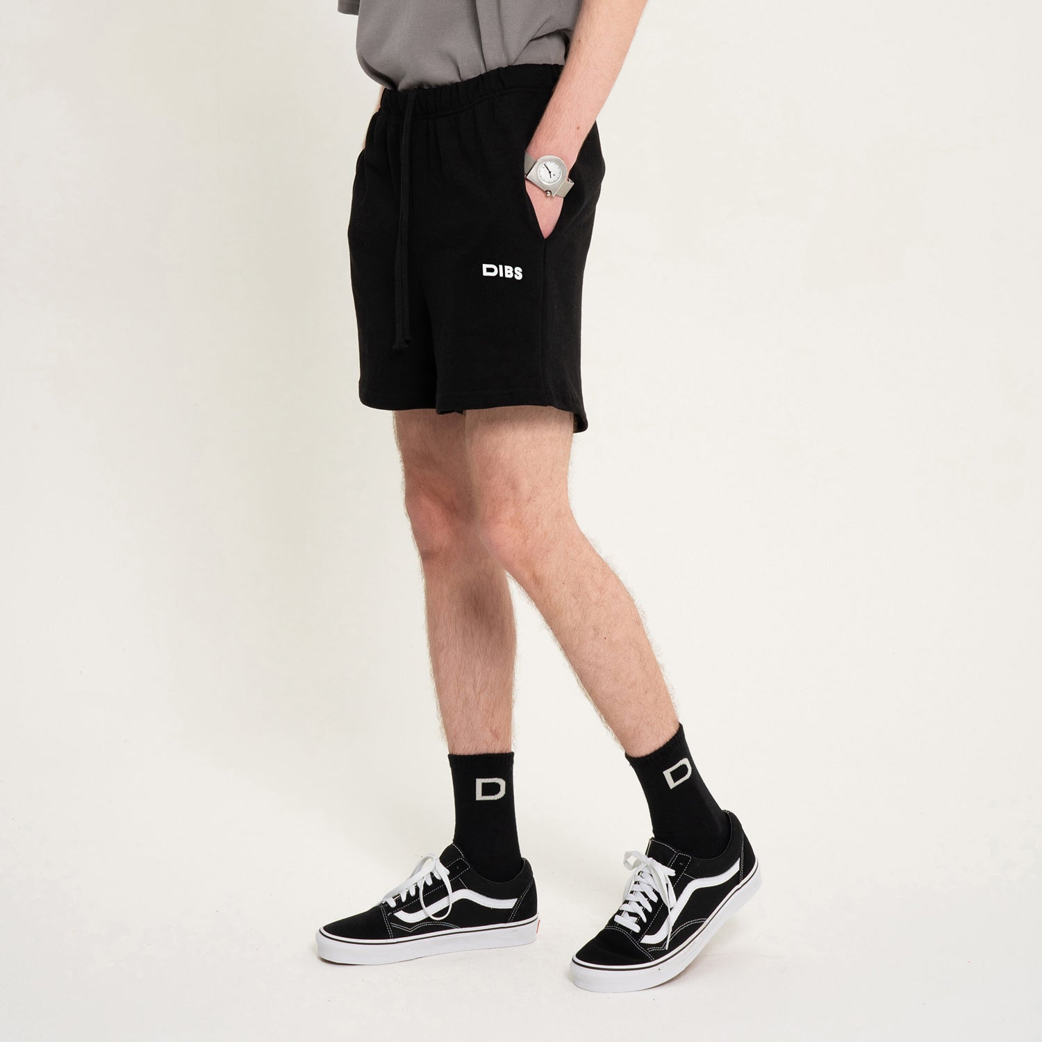 BASIC LOGO SHORT PANT BLACK