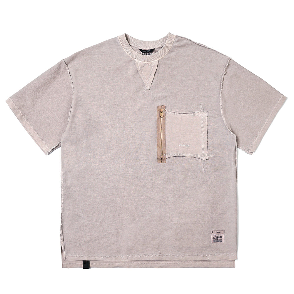 23 INSIDEOUT PIGMENT OVERSIZED T-SHIRTS BEIGE