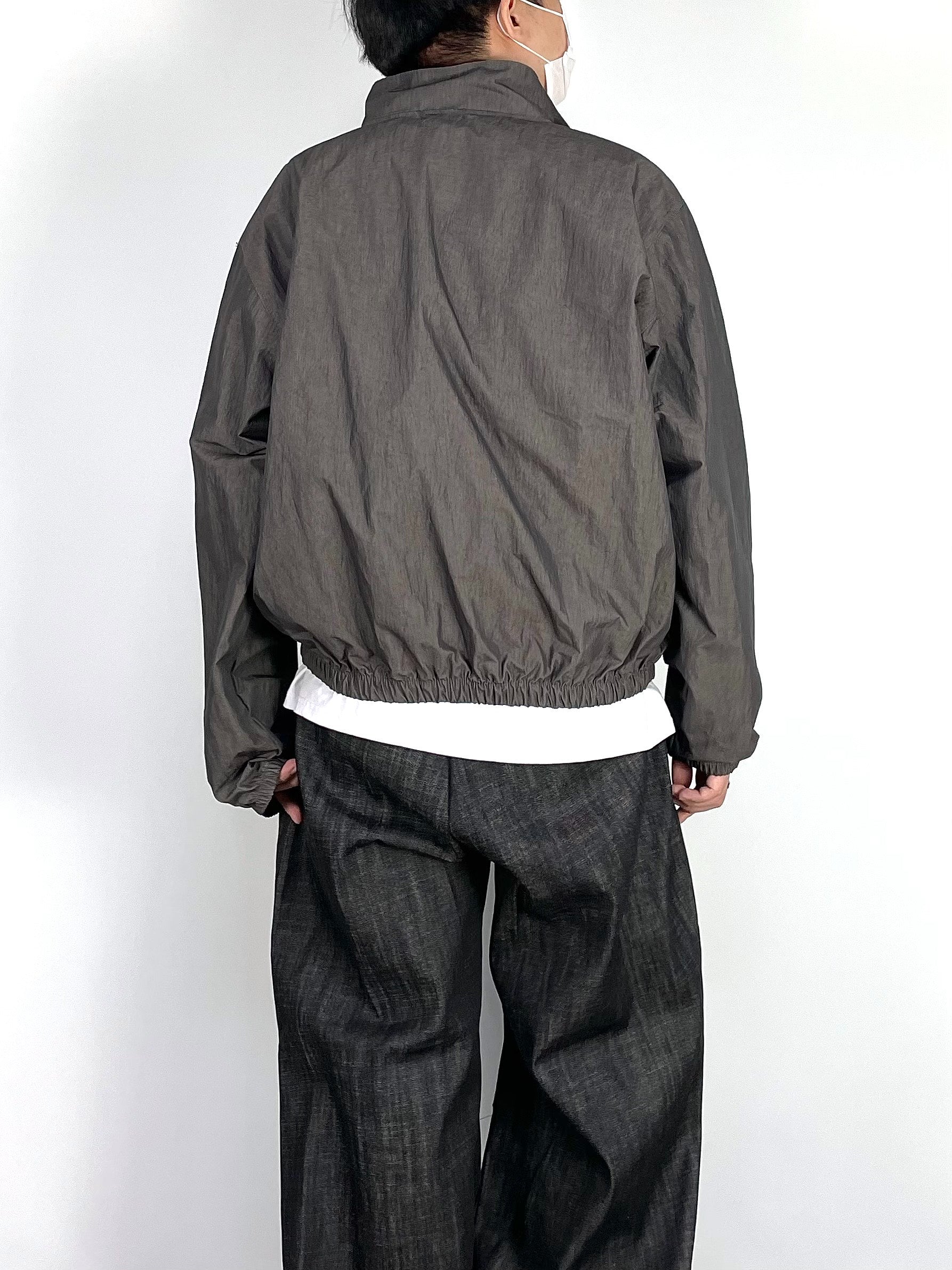 Dark Washing Windbreaker Jacket