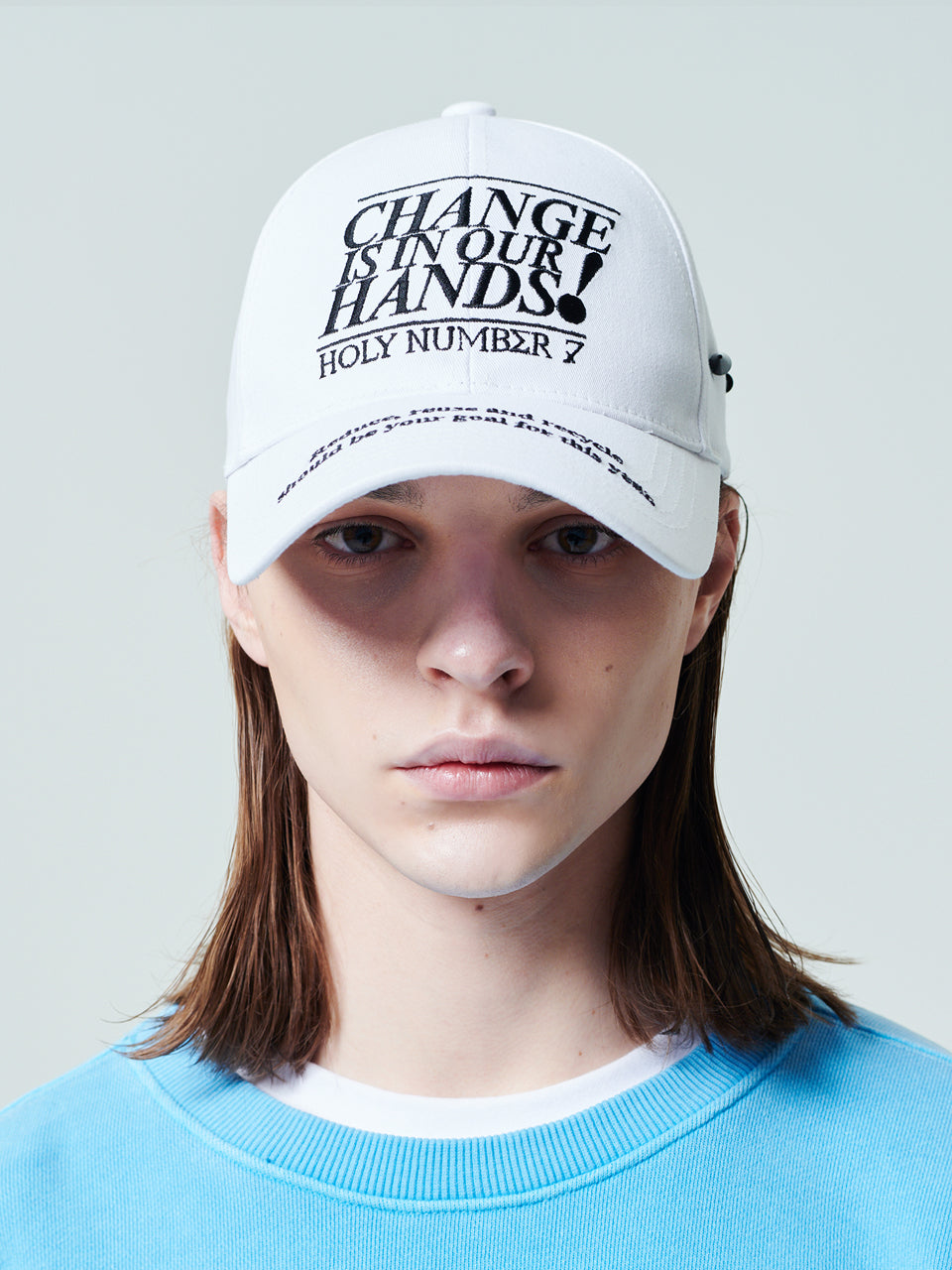 CHANGE IS IN OUR HANDS CAMPAIGN CAP_WHITE