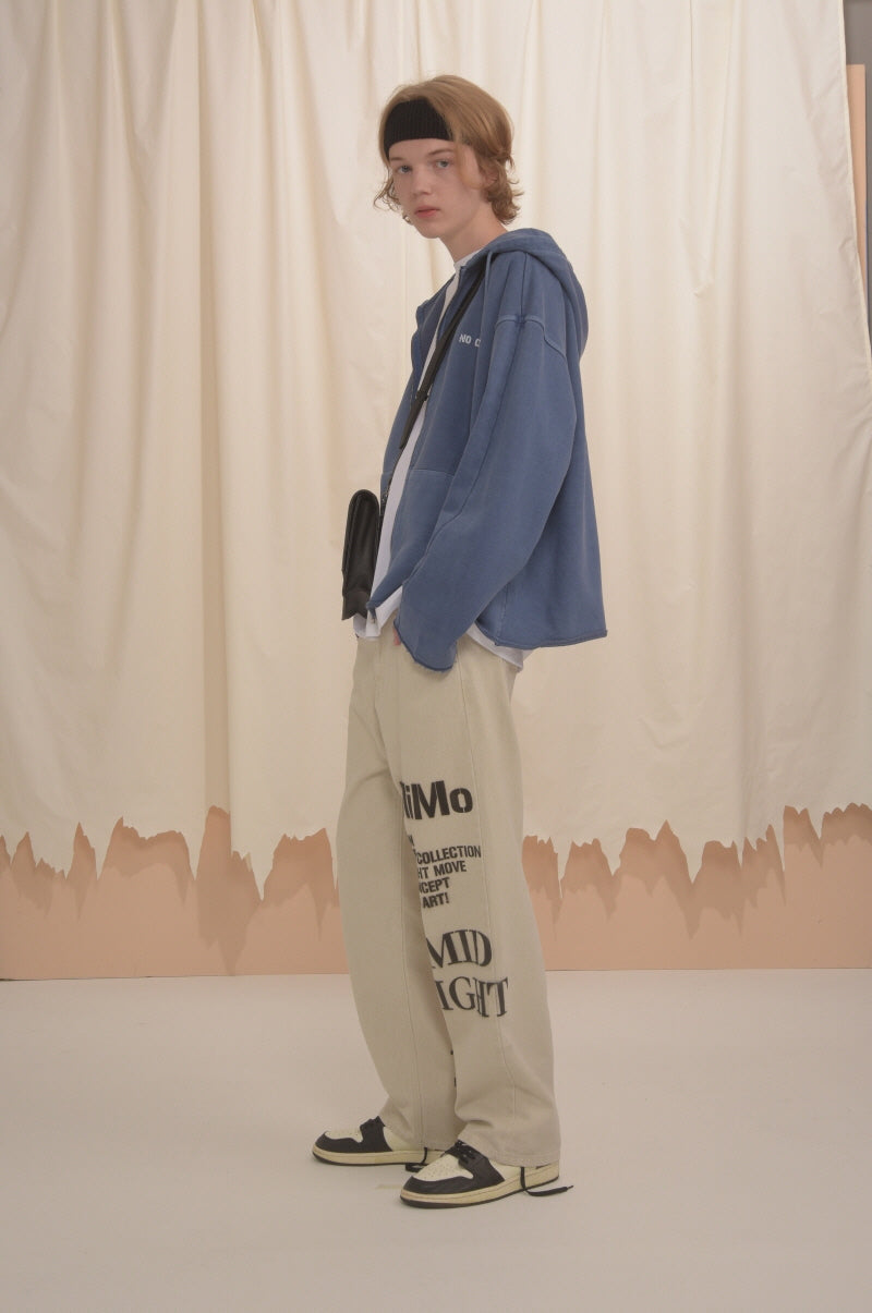 [unisex] C logo pants (khaki)