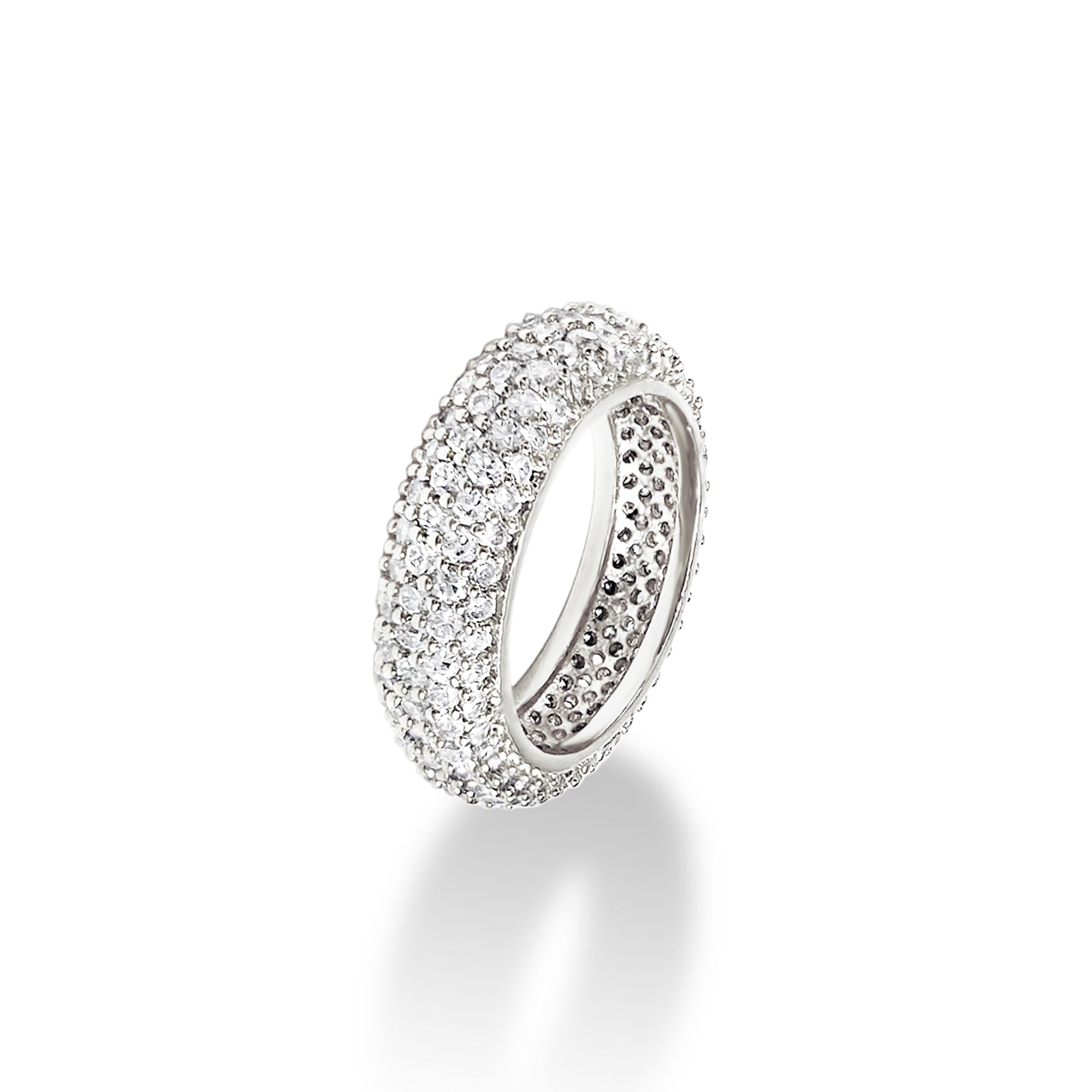 Clut Pave Ring (silver)