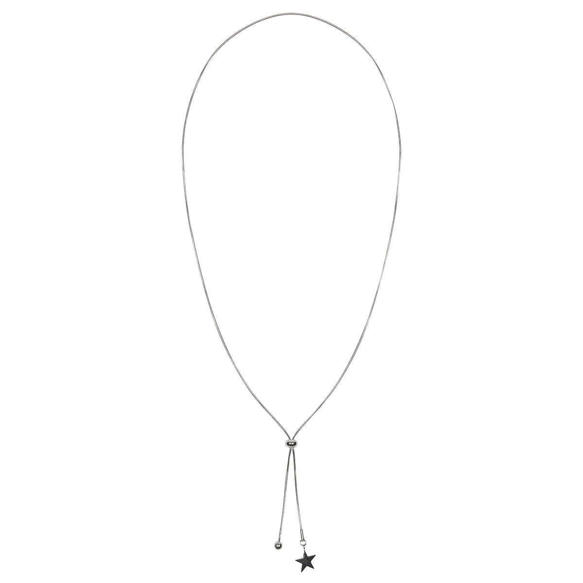 AM DROP NECKLACE (SILVER)