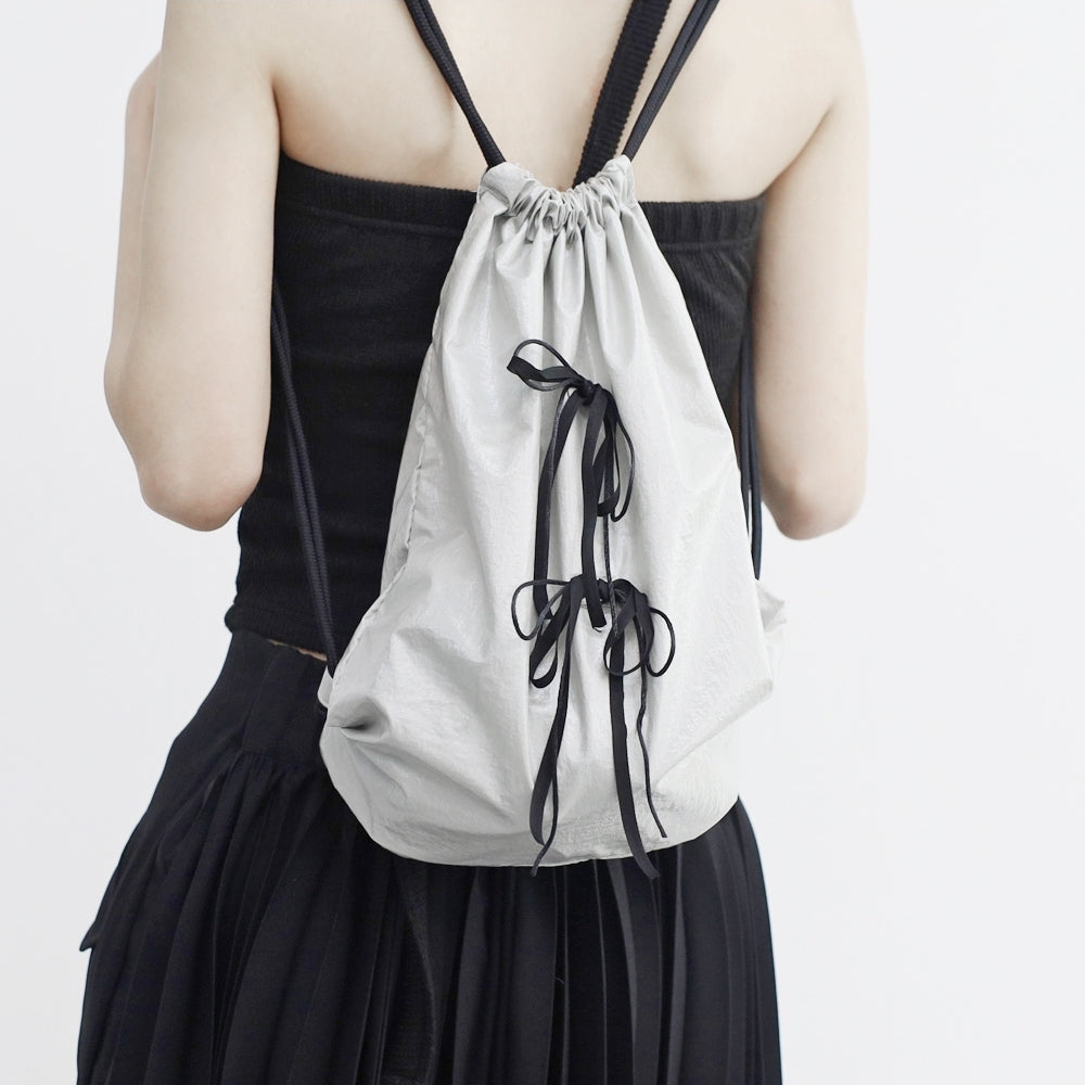 Xion Double Ribbon String Backpack