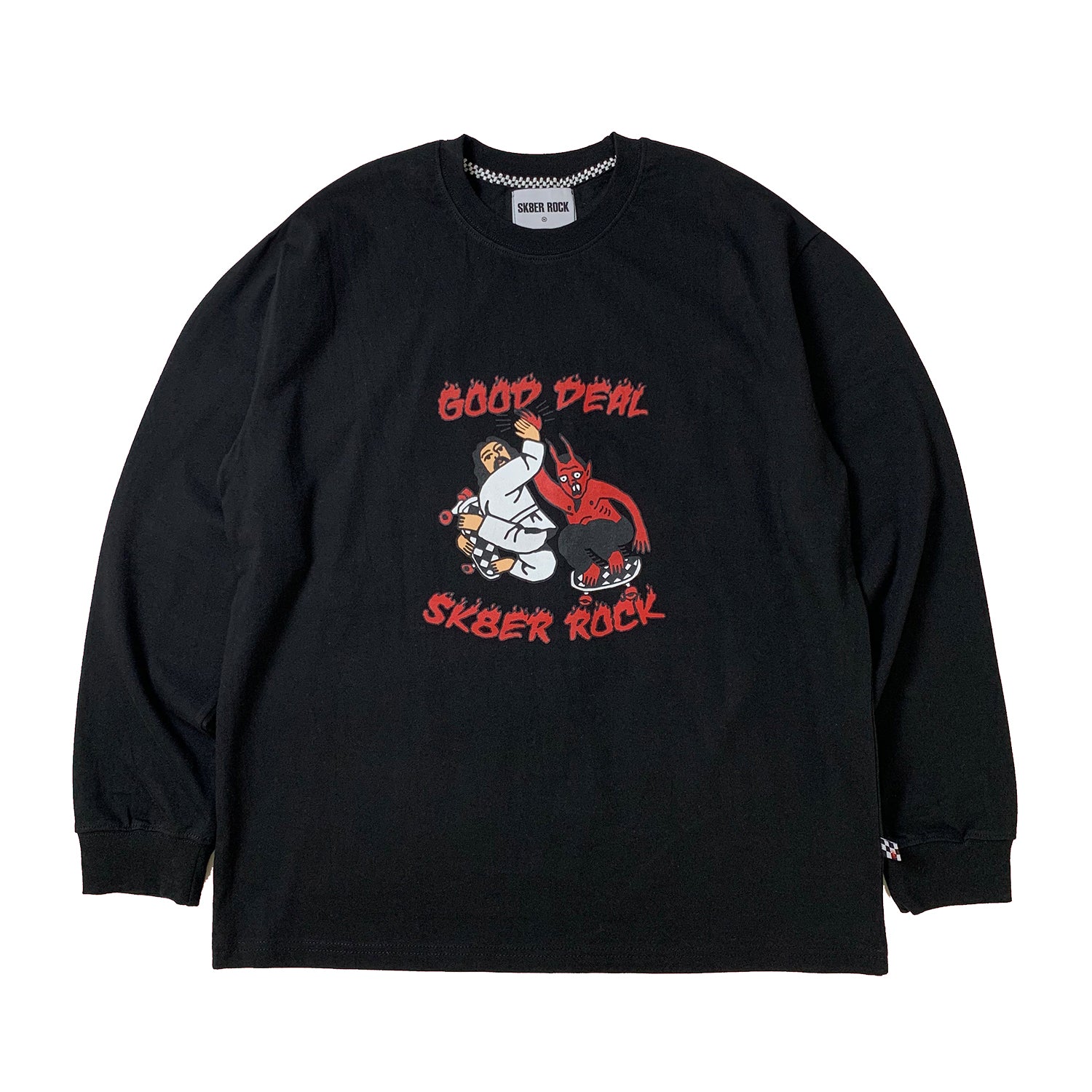 GOOD DEAL LONG SLEEVE T-SHIRT BLACK