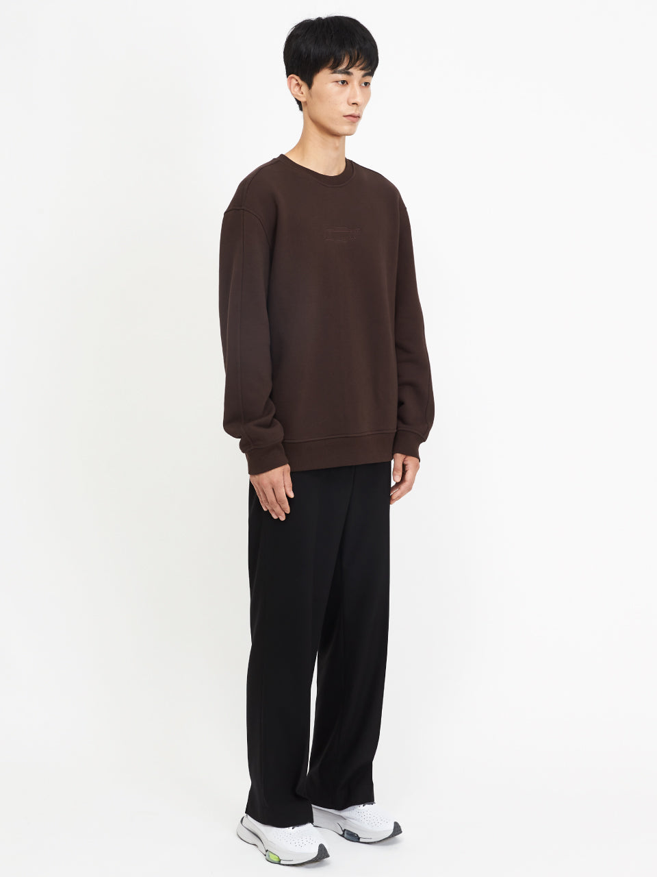 Semi Oversized Side Panel Sweatshirt