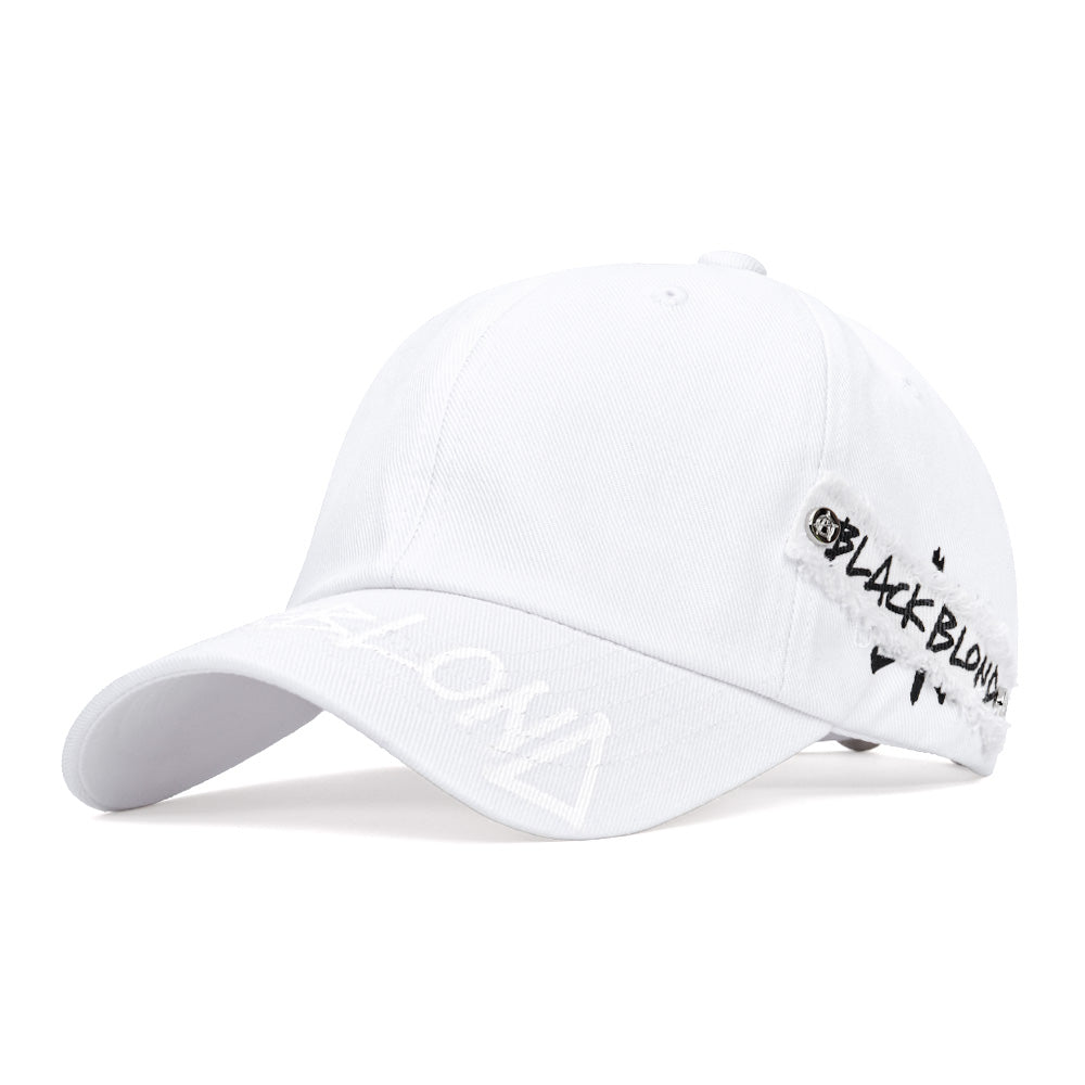 BBD Side Patch Shadow Graffiti Logo Cap (White)