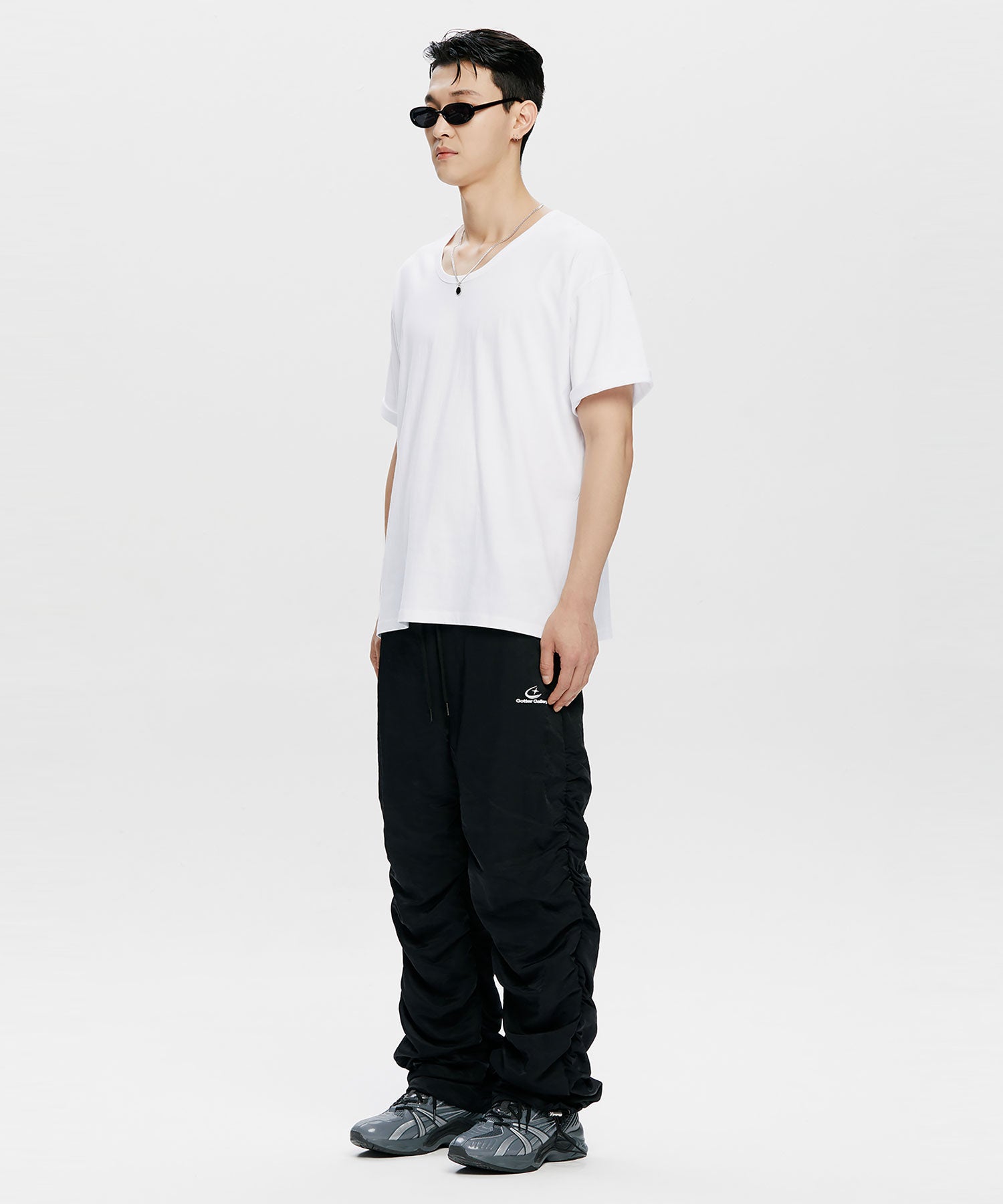 GOTTER SHIRRING PANTS_BK