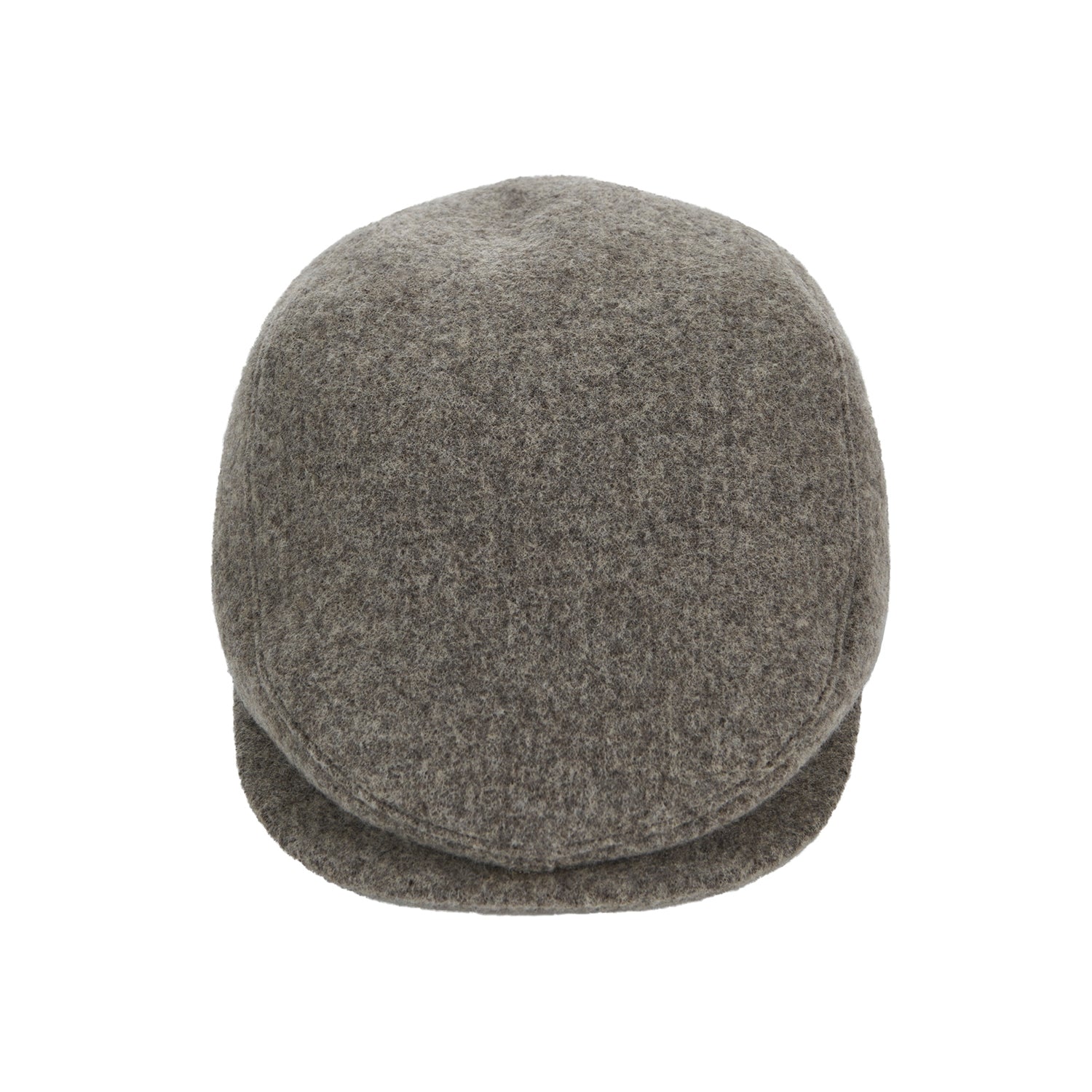 Stud Logo Retro Wool Beret Gray