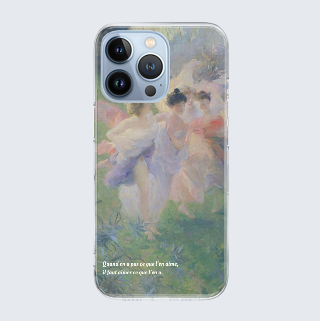 oil painting (a fairy song) iphone case