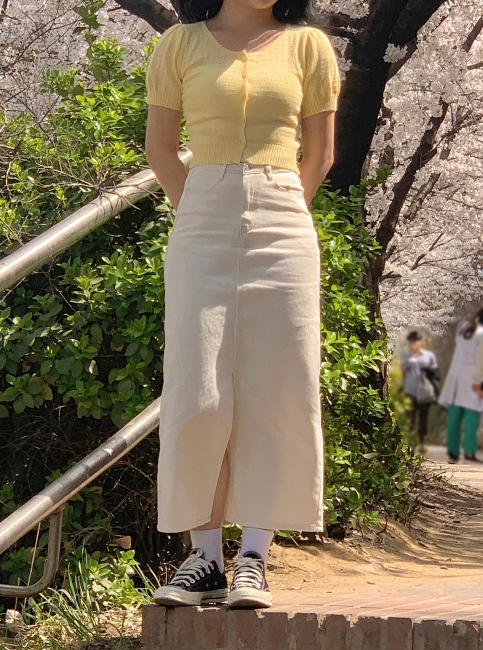 Easy Cotton Long Skirt (3 colors)