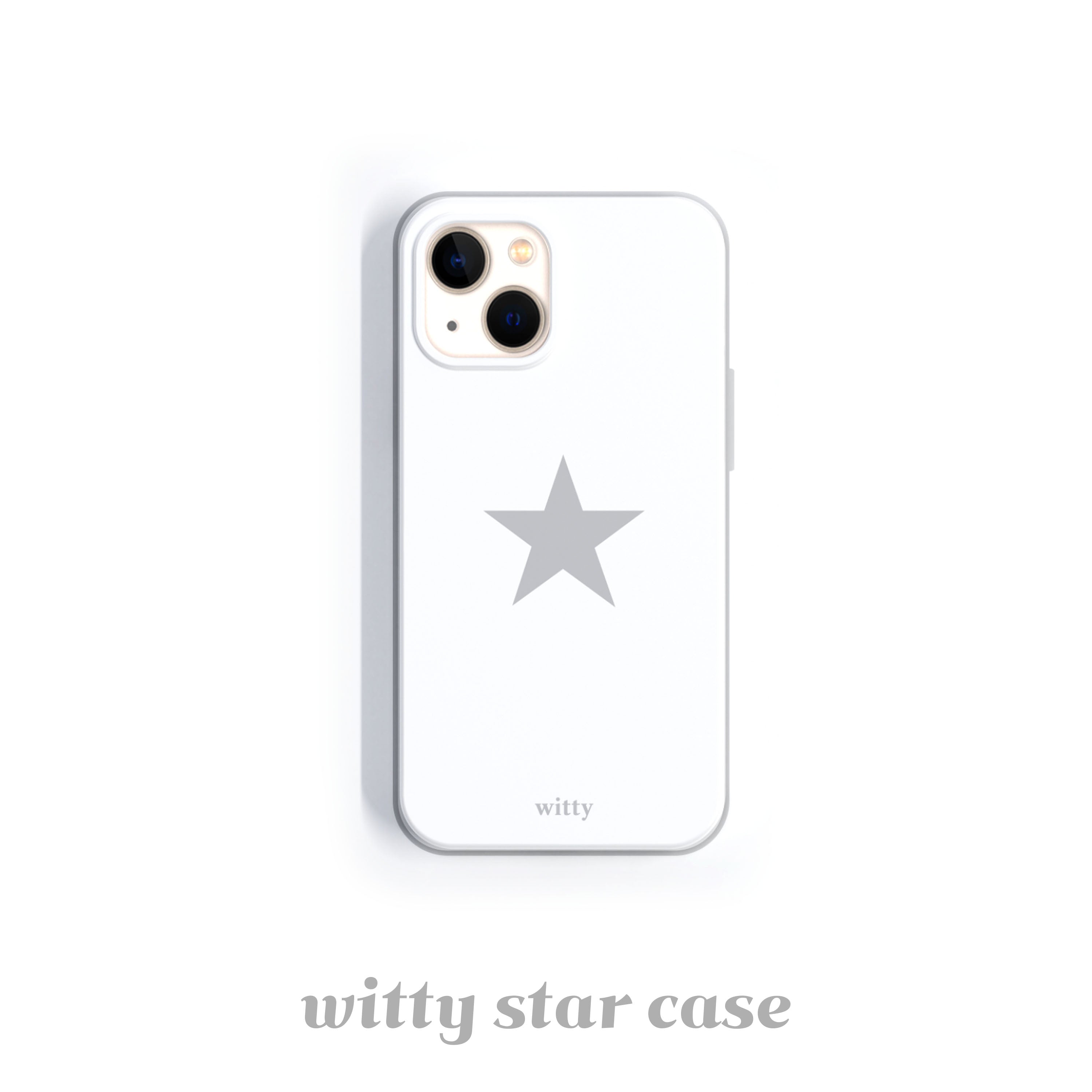 witty star phone case (gray)