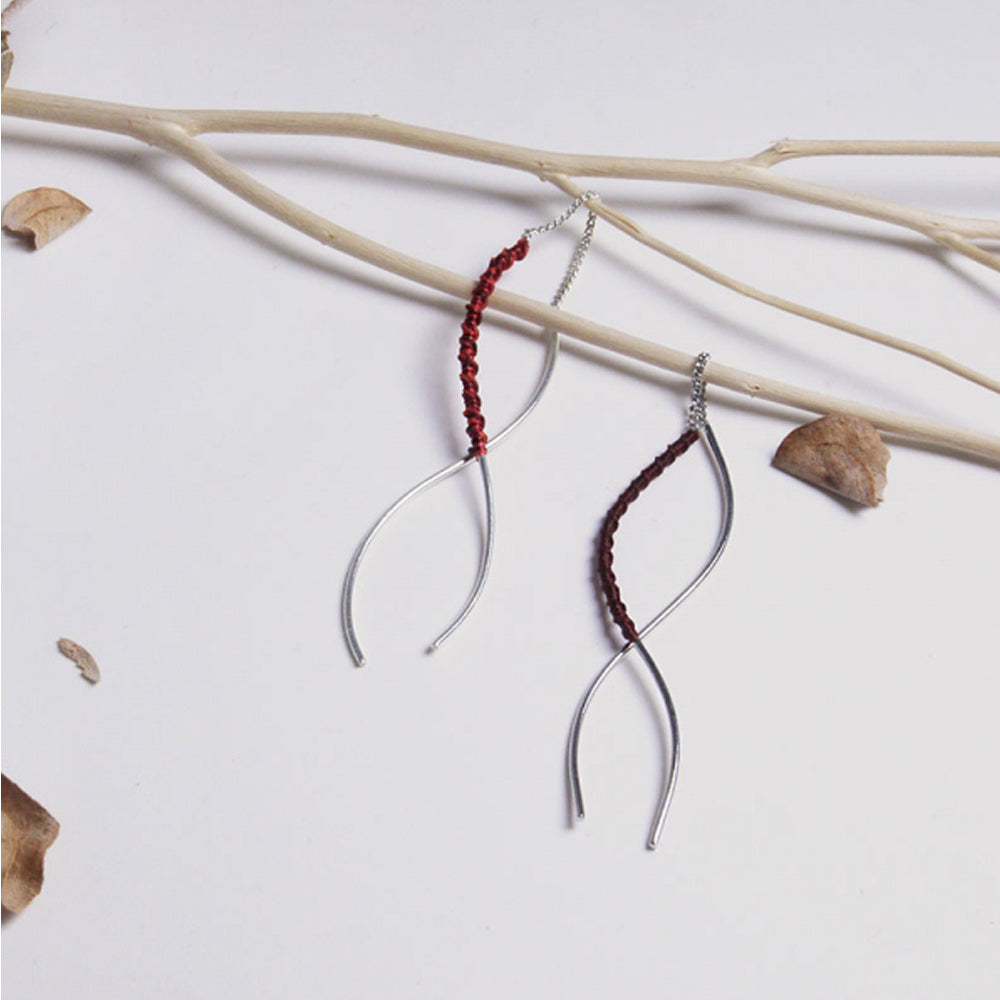 [CCNMADE] At the end of the night Earring (WINE