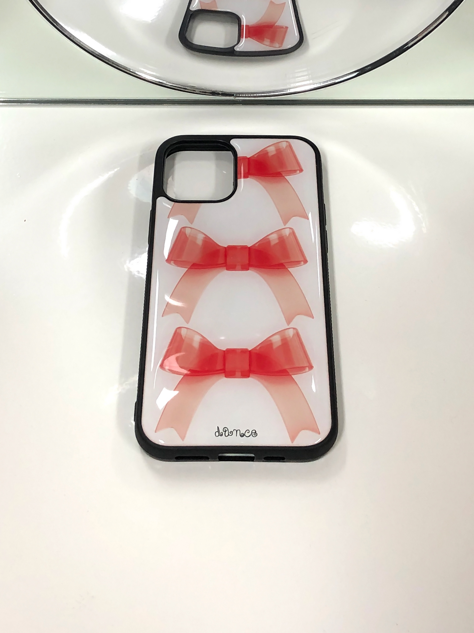 (APPLE RED) JELLY RIBBON EPOXY CASE