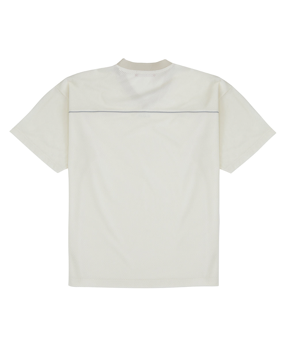 MESH JERSEY T-SHIRT_CREAM