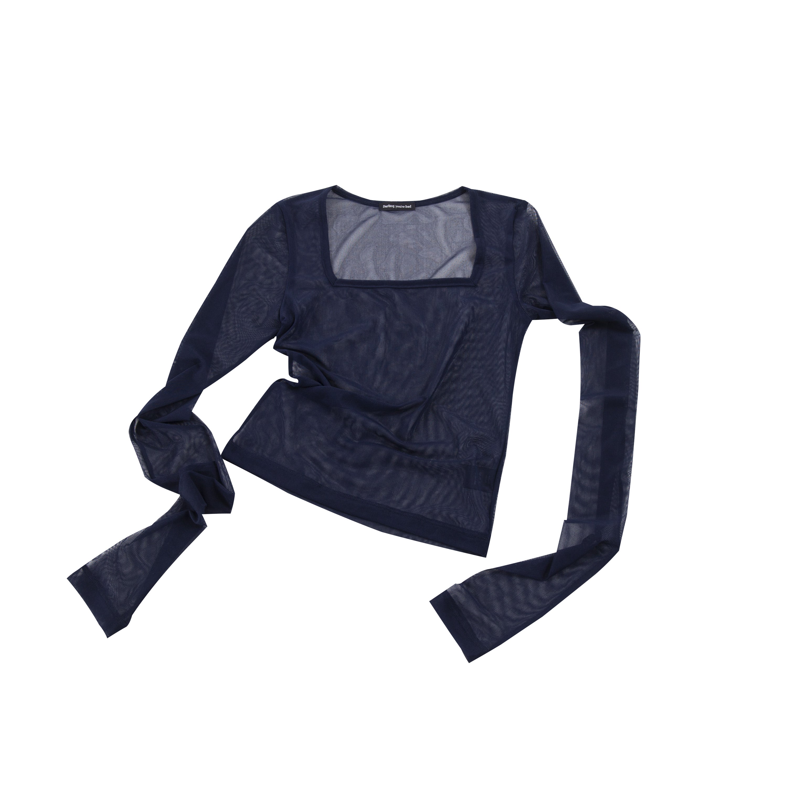 SQUARE MESH TOP(2WAY) #NAVY