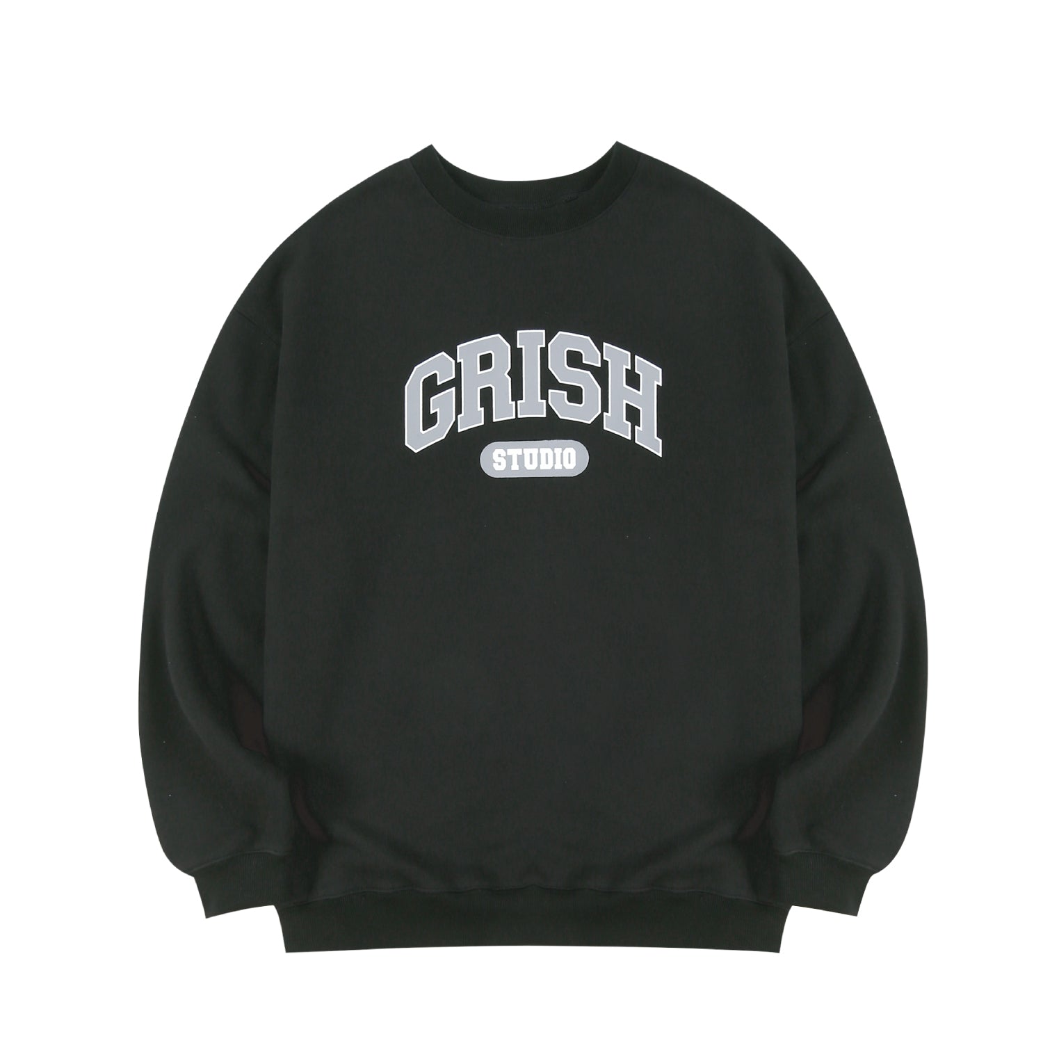 GRISH SIGNATURE LOGO SWEATSHIRTS BLACK