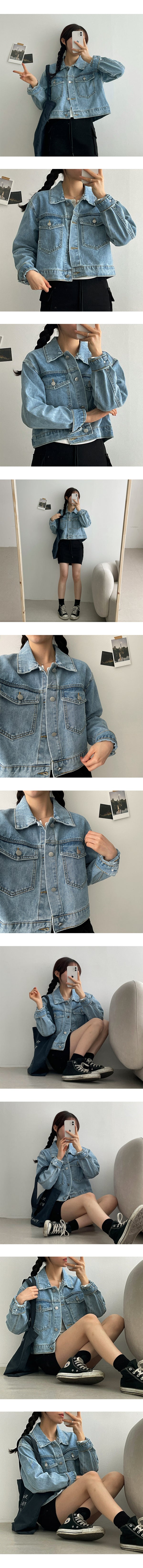 Ugly washed jean jacket