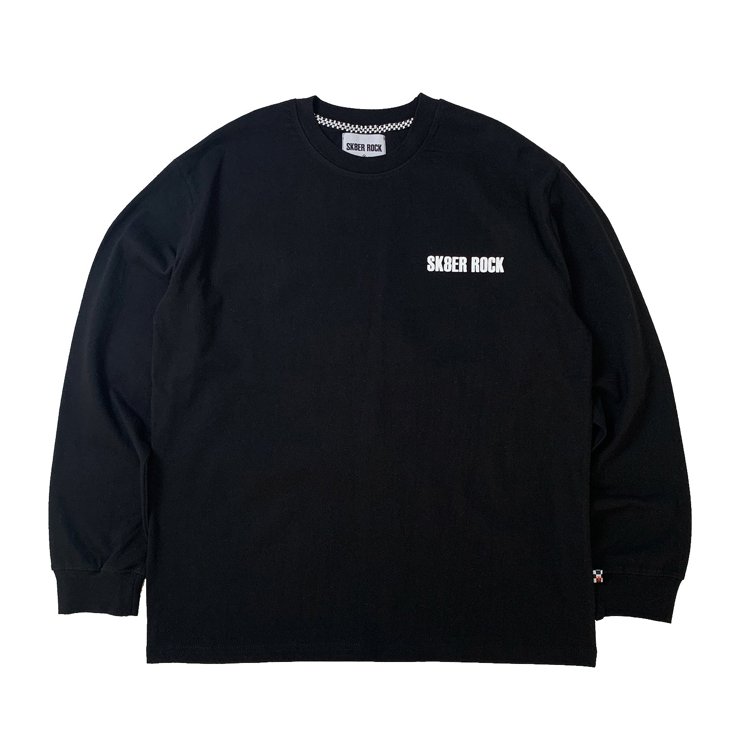 SK8ER ROCK LONG SLEEVE T-SHIRT BLACK