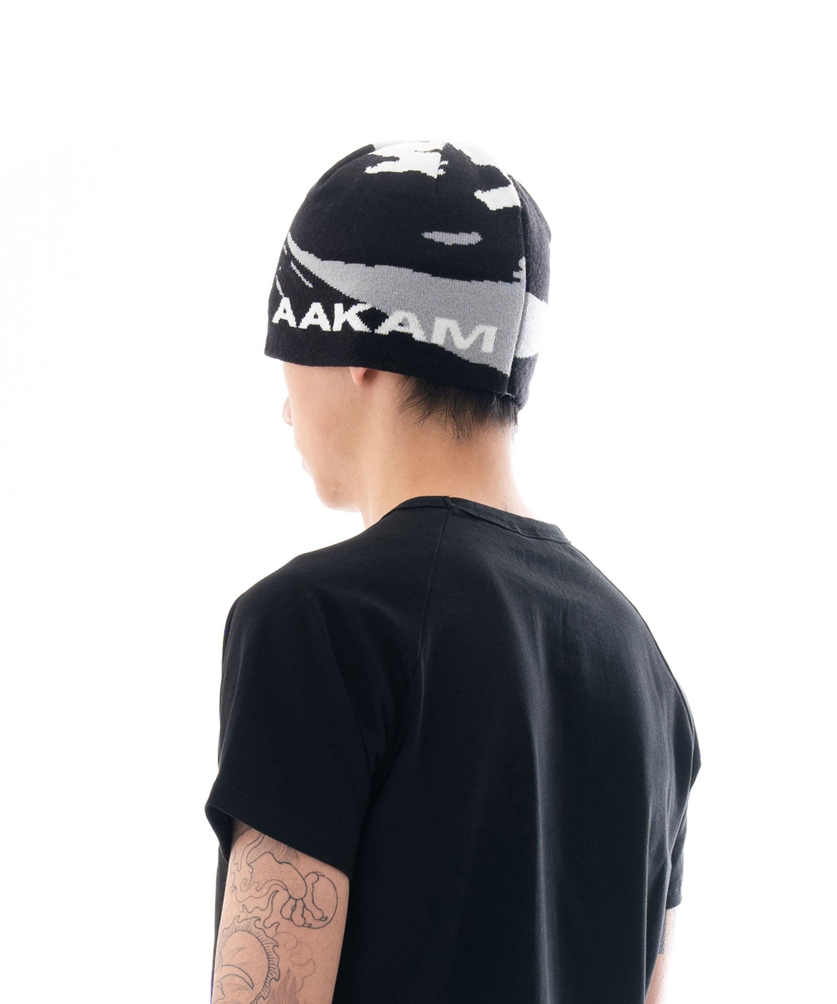 Volcano Jacquard Beanie (Black)